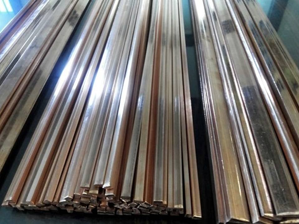 Copper submersible sections tied in bundles